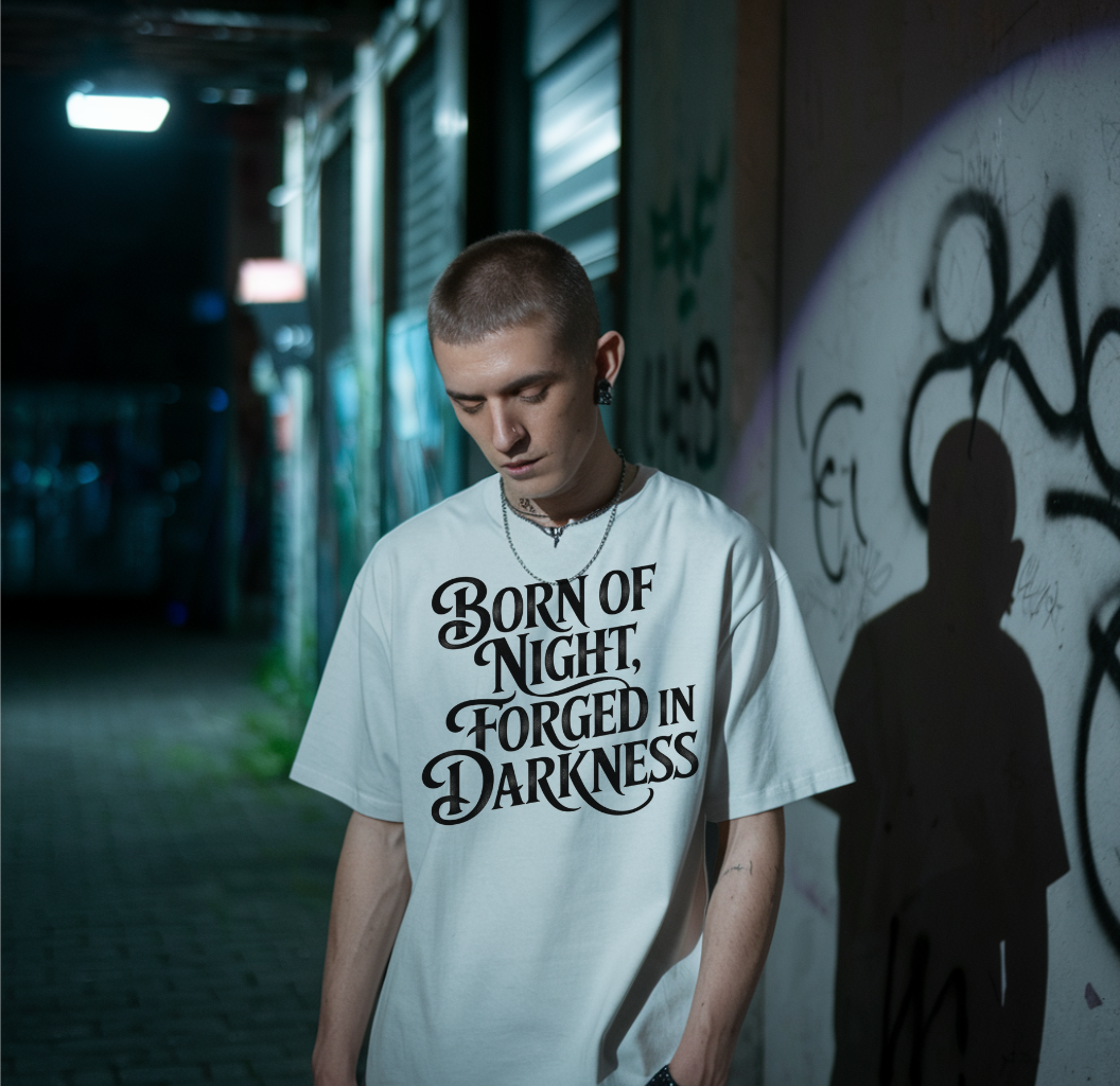 Born of Night, Forged in Darkness Unisex t-shirt