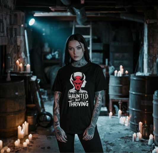 Haunted but Thriving Unisex T-shirt