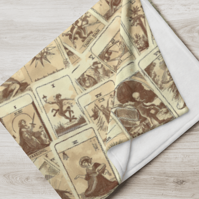 Tarot Card Throw Blanket