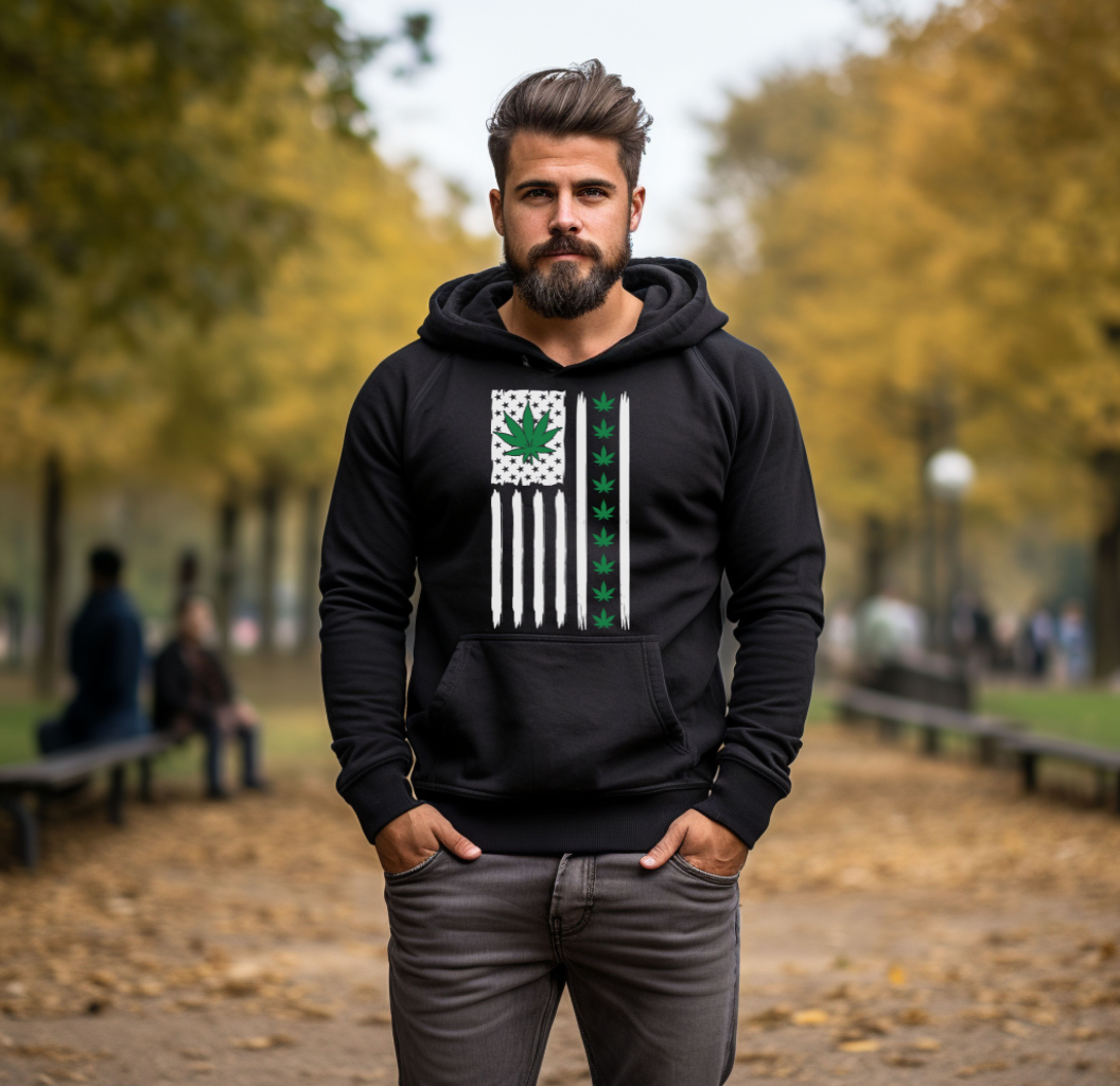 Cannabis Flag Hoodie